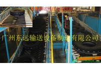 轮胎输送用自由滚筒线