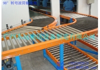 90°转弯滚筒输送线