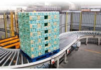 转弯式滚筒输送线