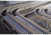 转弯式滚筒输送线